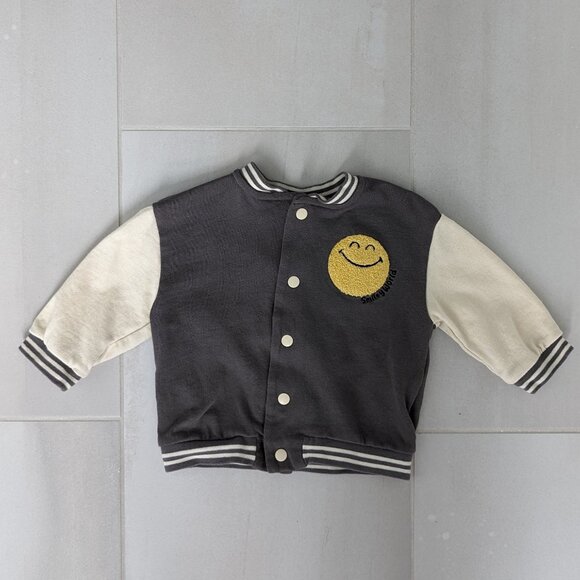 (4/$20) H&M - Printed Baseball Jacket - Picture 2 of 7